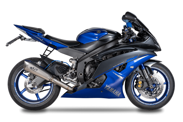 SPARK Konix - Yamaha YZF R6 07&ndash;16 - Komplettanlage - Edelstahl Titan