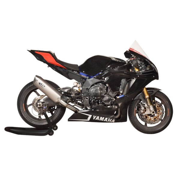 SPARK Force - Yamaha YZF R1 15&ndash;26 - 3/4-Anlage - STEP 2 - &Oslash;60 mm - Edelstahl Titan